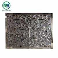 Capa decorativa de aluminio del estilo chino PVDF de las pantallas del tubo cuadrado