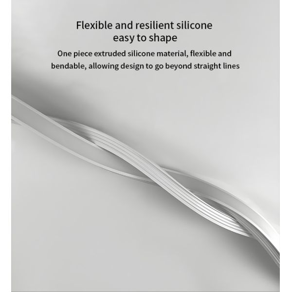 16*16mm LED Strip Silicone Cover For Indoor 10mm / 12mm  Board Width