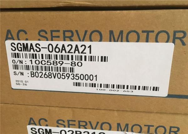 Ins B Cnc Servo Motor , Small Ac Servo Motor SGMAS-06A2A21 600W 200V 4.3A