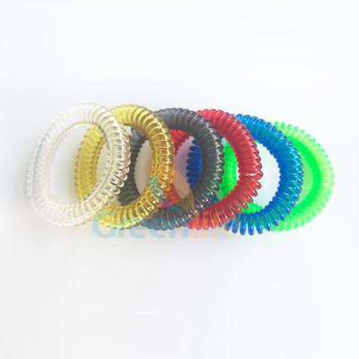 TPU Spiral Wrist Coil Key Chain