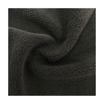 Plush Coral Knit Anti-Pilling Soft Micro Polar Wool Terry Polyester Fleece Fabric Rol