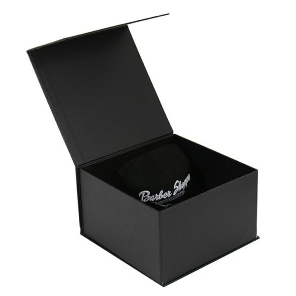 Luxury Custom Magnetic Folding Gift Box Fedora Cowboy Hat With Logo Stamping
