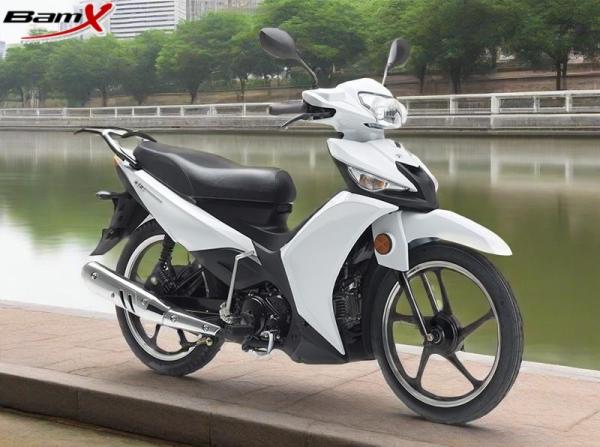 7500rpm CUB Motorcycle Bmx Cub Automatic Clutch Muffler Matte Black Sports Bike