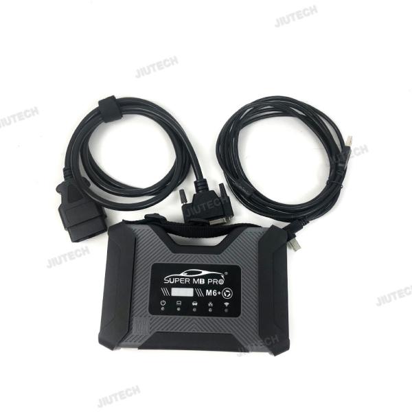SUPER MB PRO M6+ Multiplexer with USB Cable + OBD2 16pin Main Test Cable for BENZ Trucks Diagnoses Wireless Diagnosis Tool Used