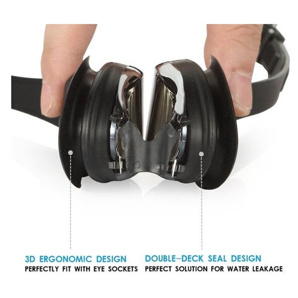 2021 New Swimming Swim Goggles Anti-Fog UV Protection Adjustable Lenses For Men Women