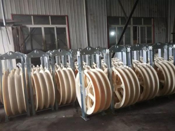Wire Transmission Stringing Blocks Bundled Conductor Pulley ODM