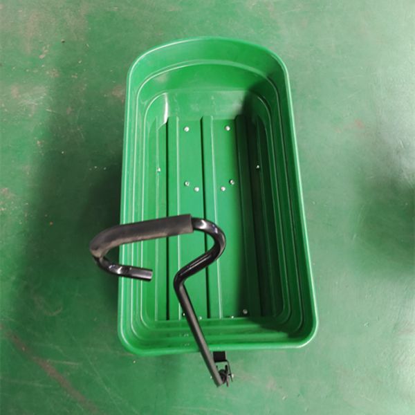 Utility 10 Inch Pneumatic Tires Wheel Garden Dump Truck 75L Capacity