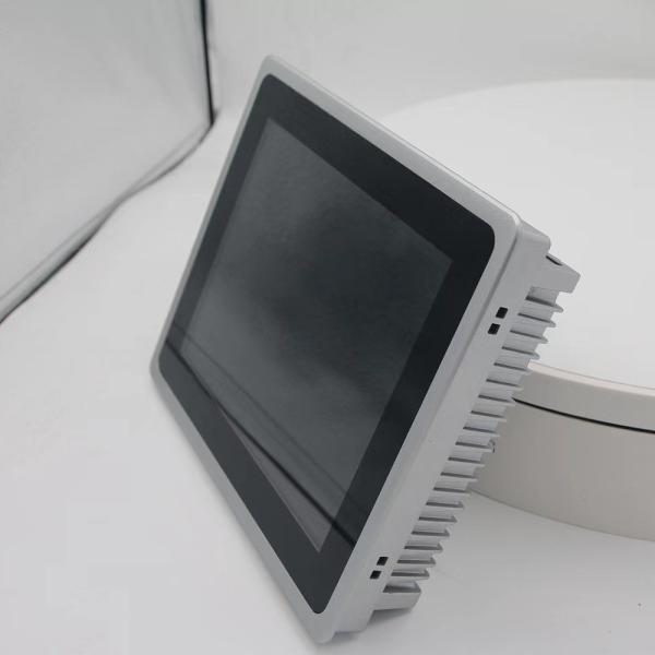7 polegadas resistente à água resistente ao pó Alumínio Alumínio Frame Panel Industrial PC touchscreen