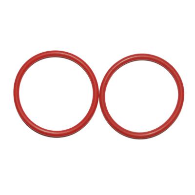 Soft Silicone Molded FKM O Ring 90 Shore Red Rubber O Rings