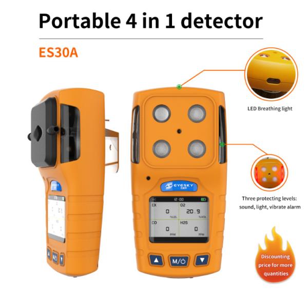0-100ppm Sound Light Alarm NH3 Portable Gas Detector,Gas Leak Detector,Combustible Gas Detector