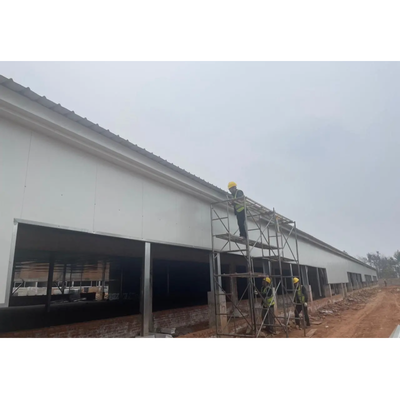 High-intensity durable prefabricated steel structure custom farm breeding shed building