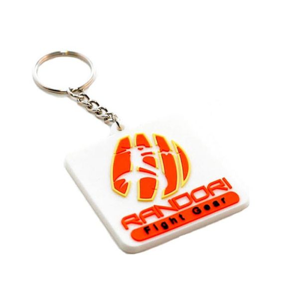 Hot Sale Promotional Animal Cartoon Text Injected 2D Soft Pvc Keychains