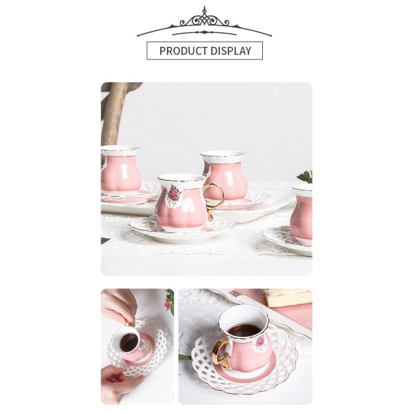 Arabic Turkish Arab Fashion Coffee Cups Oz Per Cup Ceramic