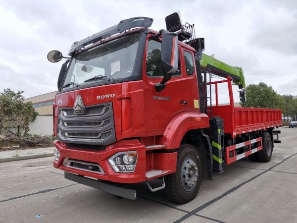 HOWO Head XCMG Pickup Cargo Lifting Truck Mounted Crane 12T 8x4 30 Tons