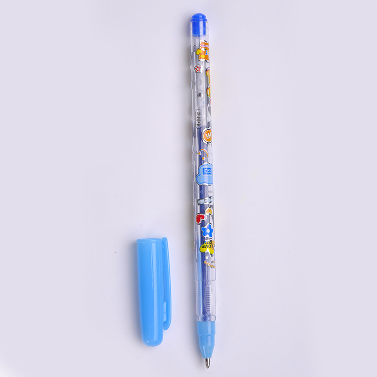 Wholesale printing colourful cartoon blink gel ink pen