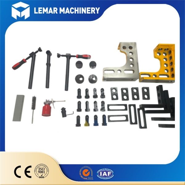 Modular Tooling System Cnc Fixture Clamps 45# Steel Ratchet F Clamp