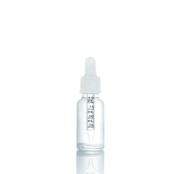 18mm Plastic Bottle Dropper and 10ml Amber Oil Glass Essential Oil Bottle for Travel or Home