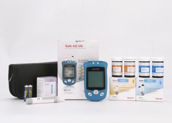 Hospital Peripheral Home Glucose Testing Kit Wide Test Range With Uric Acid