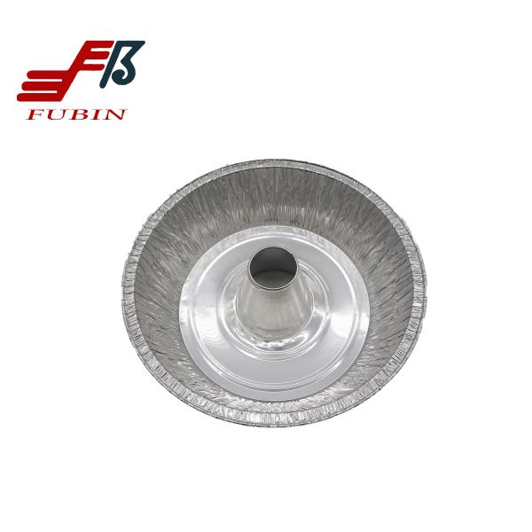 1400ml Round Foil Trays 8'' Deep Disposable Aluminum Foil Pans