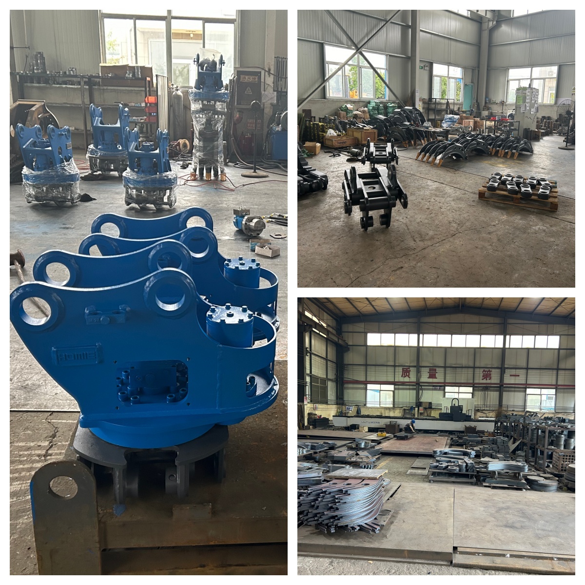 Factory Customize Heavy Duty Excavator Hydraulic Scrap Metal Shear Old Car Ship Shear Sharp Blade 360°Rotation Steel Bar Pipes Shear