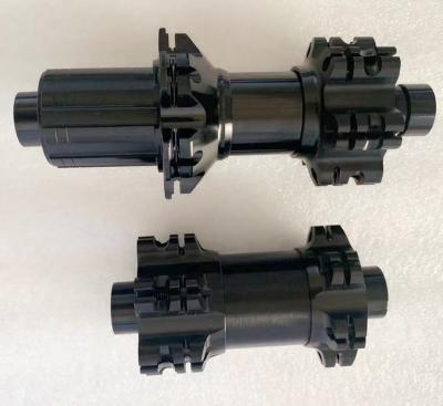 24 Holes Bicycle Hubs Carbon Disc Brake Hubs Tower Base Barrel Axle For Front And Rear
