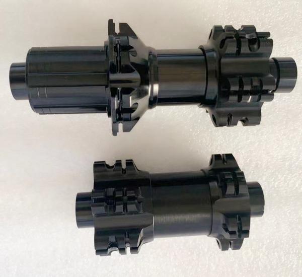 24 Holes Bicycle Hubs Carbon Disc Brake Hubs Tower Base Barrel Axle For Front And Rear