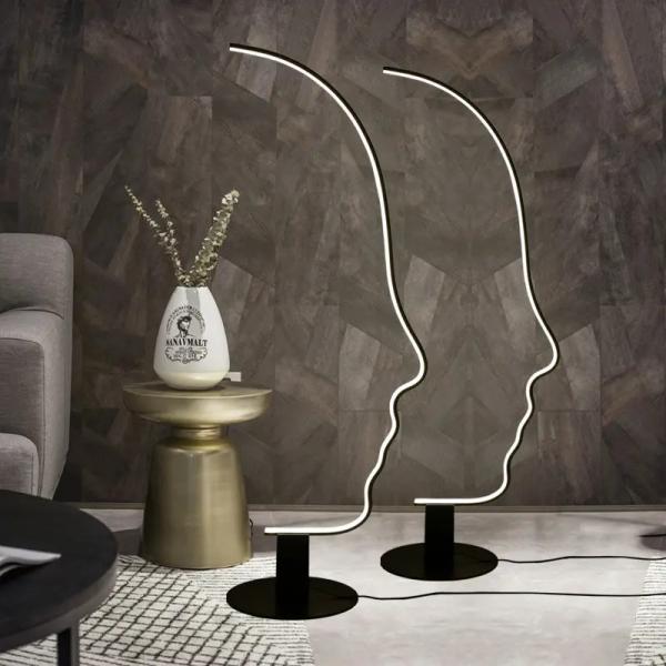 Living Room LED Desk Lights 4100K Vertical LED Floor Lamp 4100K
