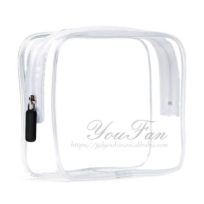 Plain Transparent Travel Wash Bag Premium PVC Made For Men / Women