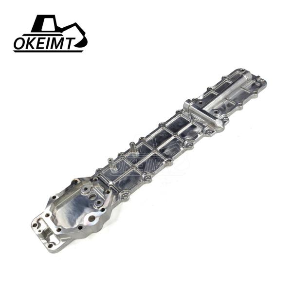 2552904 1252971 Oil Cooler Cover Excavator Engine Parts For CATE 3066 E320B/C