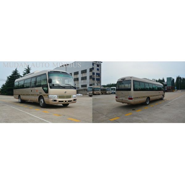 Luxury Star Tourist Mini Bus 15 Passenger Coach Vehicle With 85L Fuel Tank