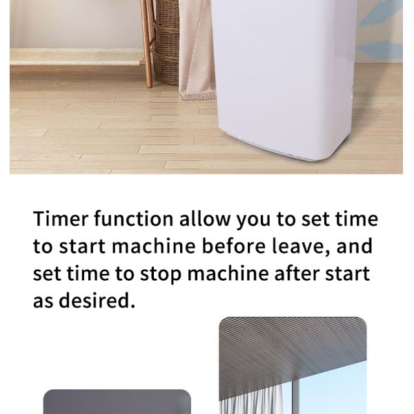 DH-252BH 25L/D Smart Home Desiccant Dehumidifier With Air Purifier for Commercial Needs
