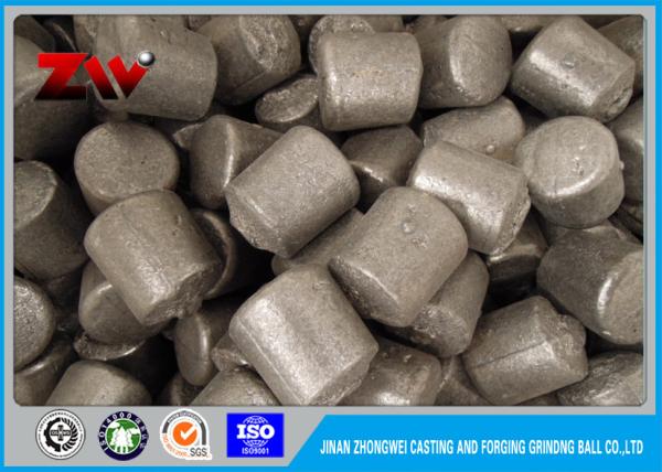 High chromium dia iron cast steel ball with cylpebs grinding media Cr  1-1.5
