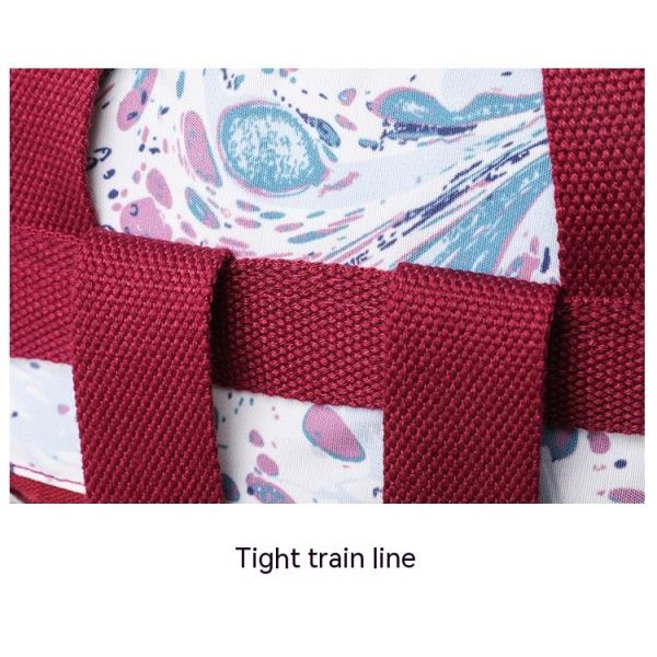 Comfortabe Ladies Carry On Backpack Trendy Print Large Weekend Travel Backpack