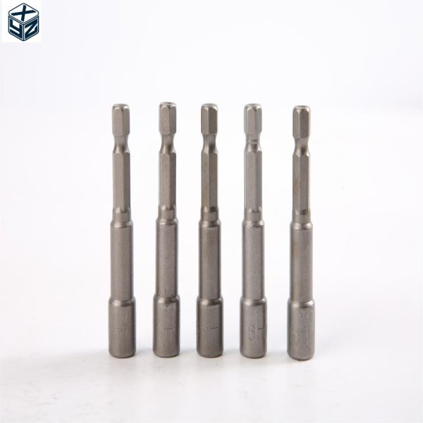 6mm*65mm*5PC CRV Material 6.35 Hexagon Magnetic Nut Driver Set for Precise Tightening