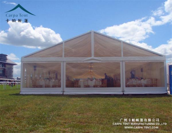 10x30m Transparent Roof Clear Event Tent / Waterprooof PVC Wedding Marquee