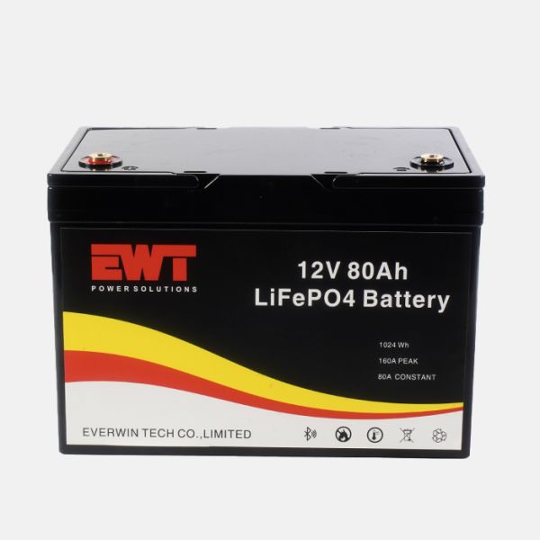 Almacenamiento de energía 12V IFR32700 Batería LFP de iones de litio 12.8V 80Ah Batería de litio fosfato de hierro para acampar al aire libre