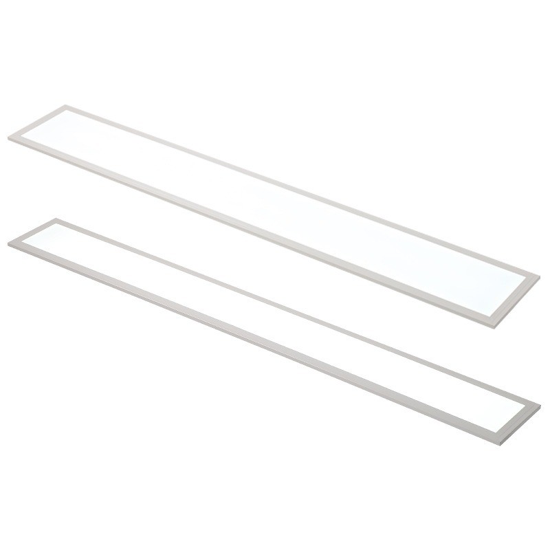 5- Square Slim LED Panel Light 1x4 Feet 40W 5000 Lumens 5000K Edge-lit Troffer Lighting