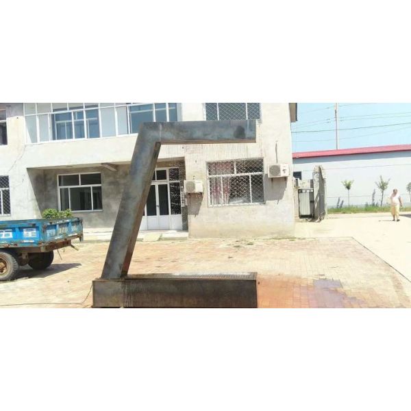 Каскадируя на открытом воздухе Г-образные особенности воды фонтана занавеса дождя Corten стальные