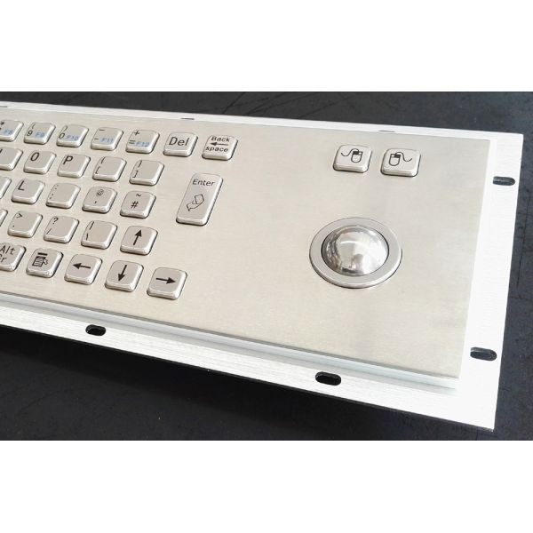 PS2 клавиатура ПК USB IP65 промышленная, клавиатура трекбола лазера торговли акциями 25mm
