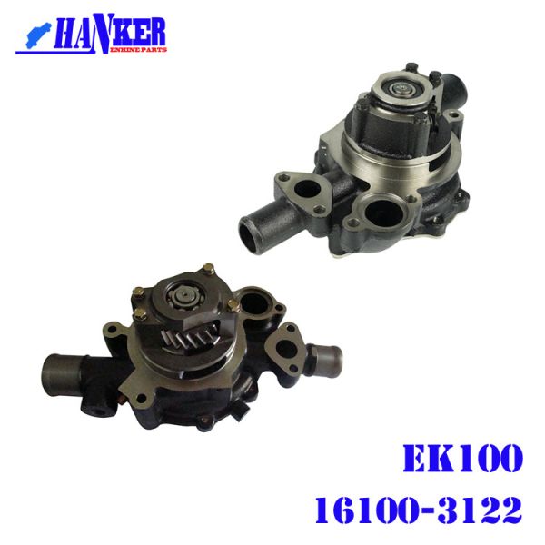 Shockproof Heat-Resist EK100 Water Pump Hino Diesel Engine 16100-3122