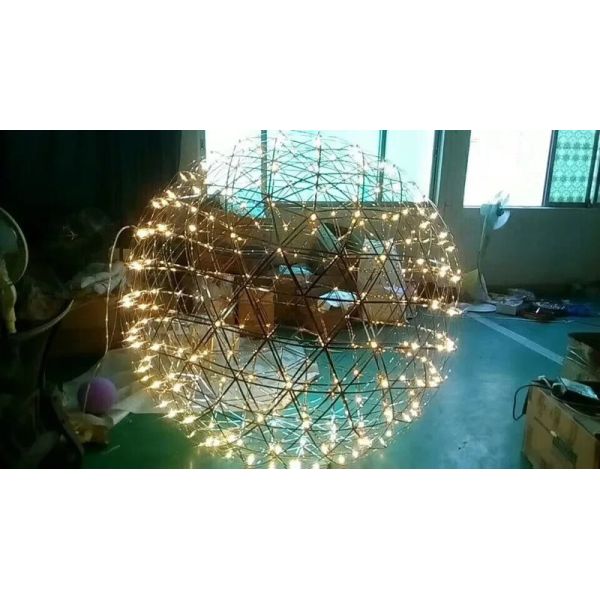 Modern Brief Loft Spark Ball LED Pendant Light  Raimond II Pendant（WH-AP-615）