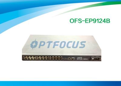 24 conectores do PC de Shell Tx 1310nm do metal dos portos GPON EPON FTTX FTTB MDU ONU 100Mbps