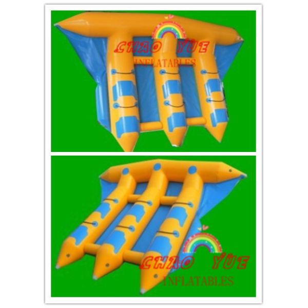 Red 0.9mm PVC Inflatable Boat For Sea , Adult Inflatable Fly Fishing Boats(CY-M2728)