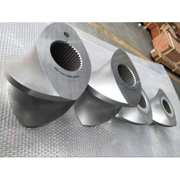 Standard Involute Spline Extruder Machine Screw Elements Kneading Block