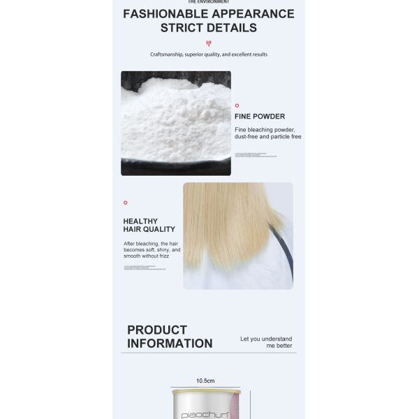Achieve Deep Bleaching Effect without Damaging Hair Professional Hair Bleaching Powder