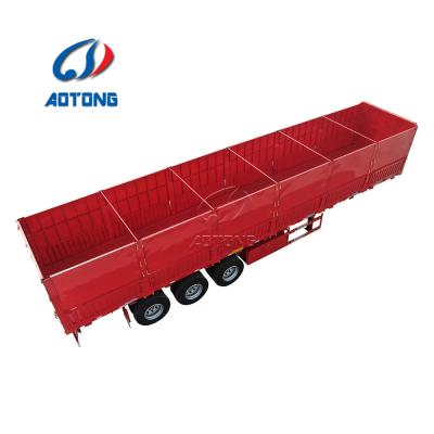 General Cargo Transport Semi Trailer with Exchangeable 2 King Pin and Fuwa Axle