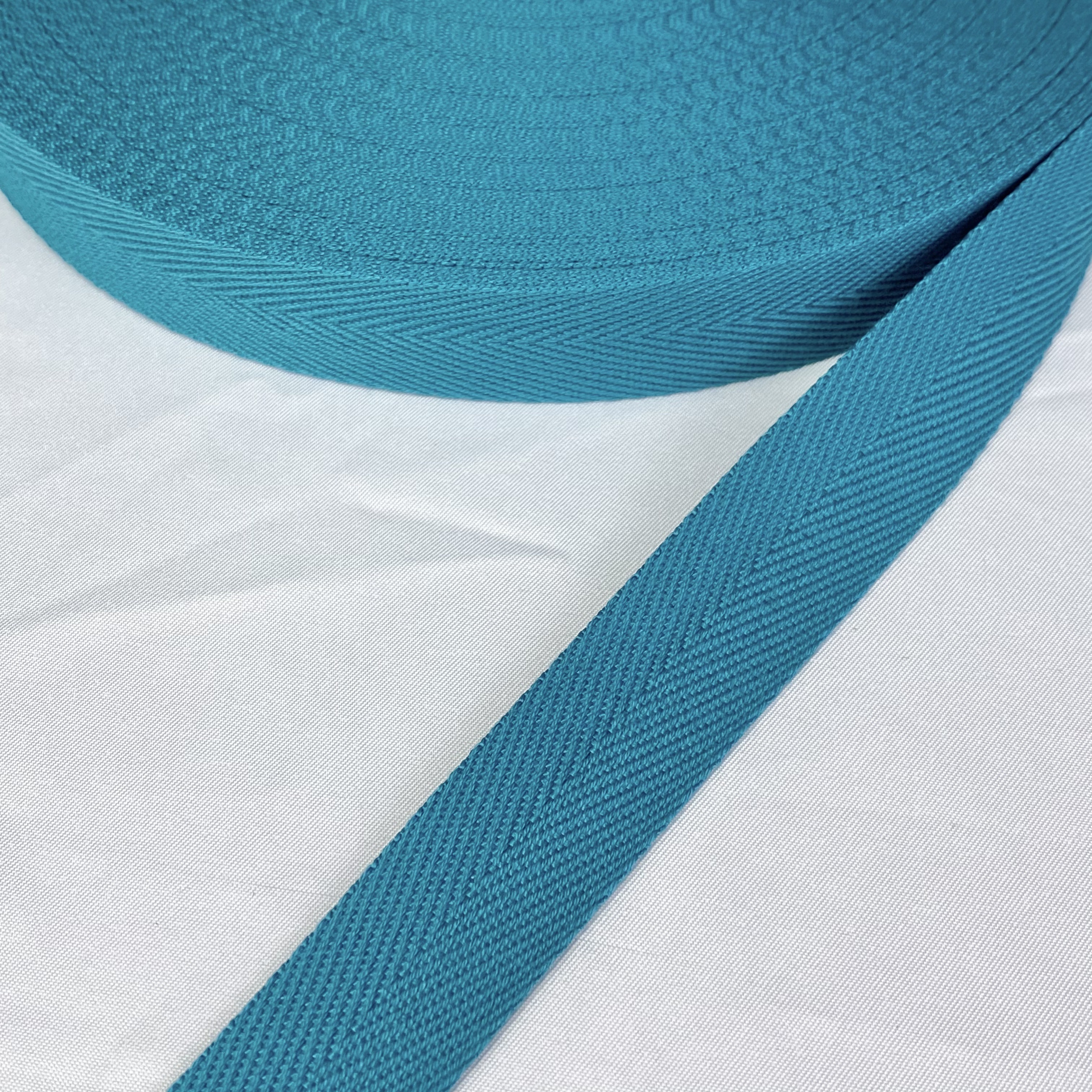 Herringbone polyester-cotton webbing Various colors Backpack strap Belt Handbag strap