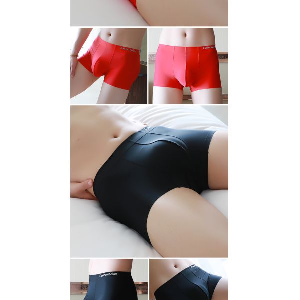 7xl 6xl 5xl Customizable Extra Large Mens Boxer Shorts Underwear Ice Silk Antibacterial Ultra Thin Summer Brief