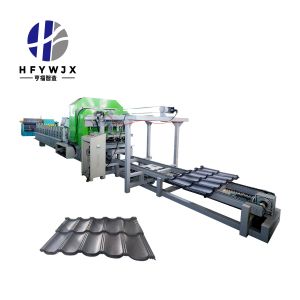 High Yield 1250mm Width Glazed Tile Roll Forming Machine Fast Forming