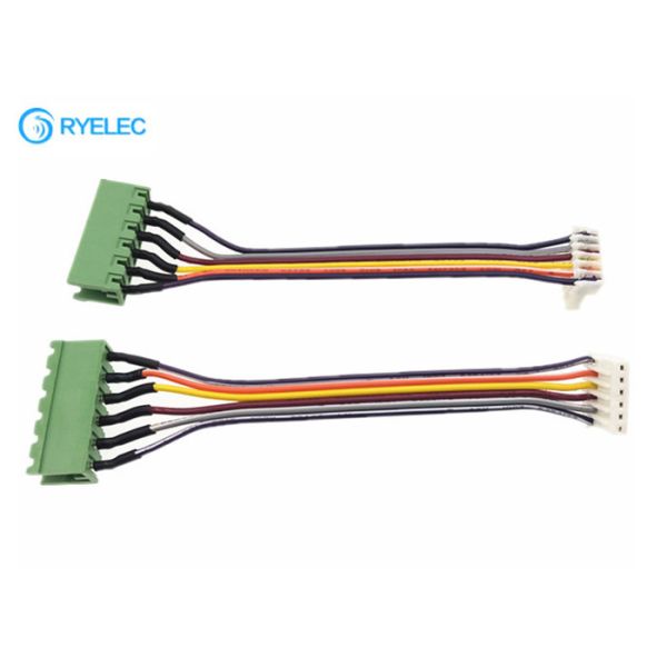 6pin 6P MTA100 Discretの平らなリボン・ケーブルへの5.08 Mmの男性ねじPCBのターミナル ブロック